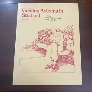 Vintage 1984 Guiding Acteens in Studiact Curriculum Booklet 1980s Christian